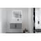 Castello Usa Amazon 30-inch Gray Right Vanity Set with White Top and Black Handles CB-MC-30G-BL-2056R-WH - alternate 8
